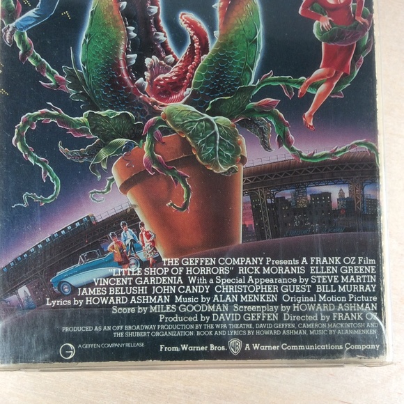 Little Shop Of Horrors VHS Tape Warner Bros 1987 11702 Rick Moranis - Picture 3 of 11